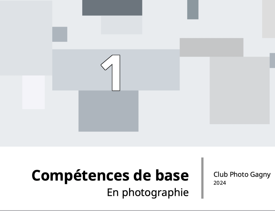 Compétences de base en photographie